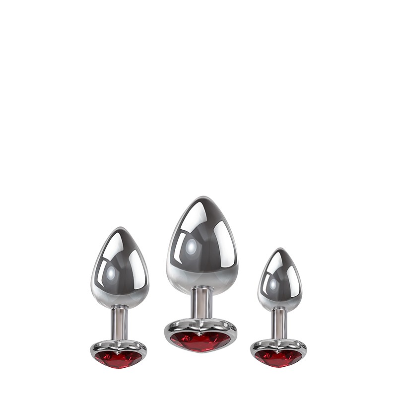 ADAM & EVE | THREE HEARTS GEM | ANAL PLUG SET