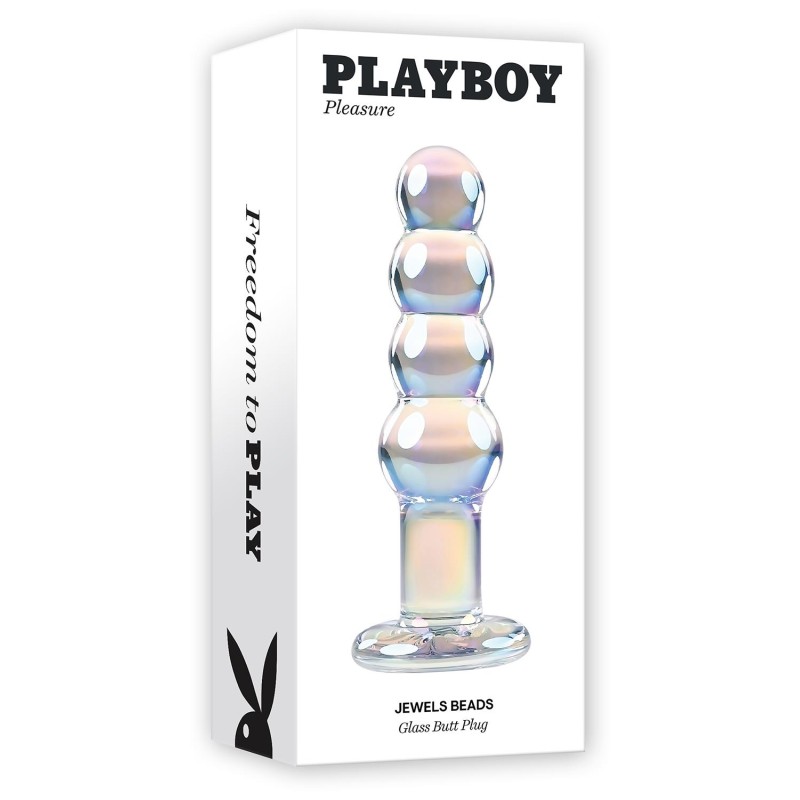 PLAYBOY | JEWELS BEADS | Glass Butt Plug