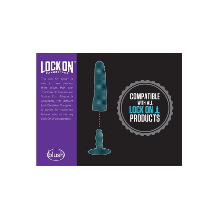 LOCK ON | ARGONITE | 20cm Dildo With Suction Cup Adapter Mocha