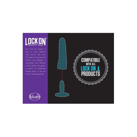 LOCK ON | HEXANITE | 19cm Dildo With Suction Cup Adapter Mocha