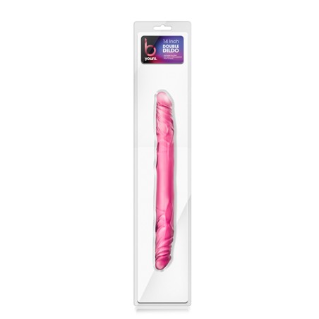 B YOURS | 35cm Double Dildo - Pink