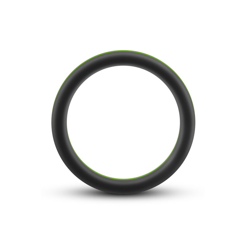 PERFORMANCE | SILICONE GO PRO COCK RING - BLACK/GREEN