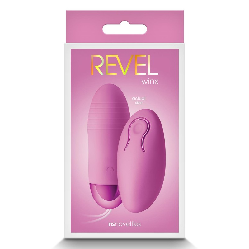 REVEL | WINX | Remote Controlled Vaginal Vibrating Egg - Pink