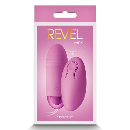 REVEL | WINX | Remote Controlled Vaginal Vibrating Egg - Pink