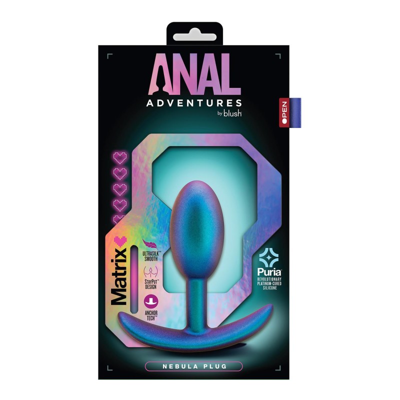 ANAL ADVENTURES | MATRIX NEBULA | Πρωκτική Σφήνα Σιλικόνης LUNAR - Μπλε