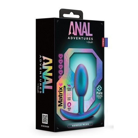 ANAL ADVENTURES | MATRIX NEBULA | Πρωκτική Σφήνα Σιλικόνης LUNAR - Μπλε
