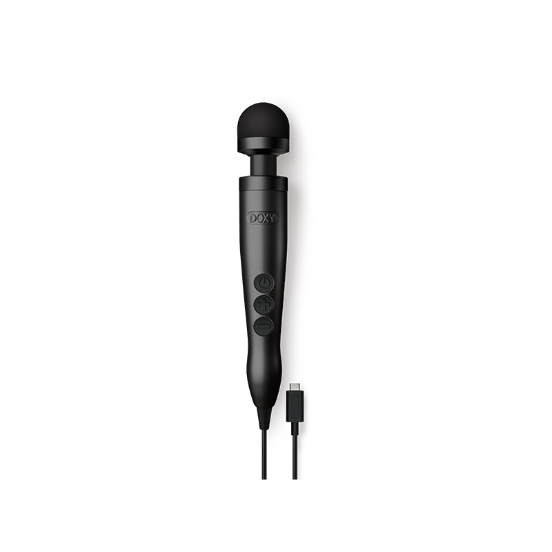 DOXY 3 | USB-C WAND MASSAGER - Μαύρο