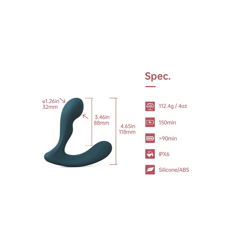 MAGIC MOTION | SOLSTICE X | App Controlled Προστατικός Massager