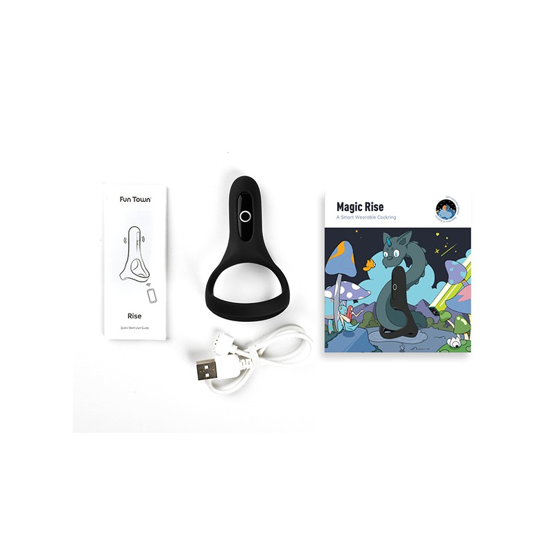 MAGIC MOTION | RISE | SMART WEARABLE COCKRING - BLACK