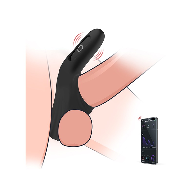 MAGIC MOTION | RISE | SMART WEARABLE COCKRING - BLACK