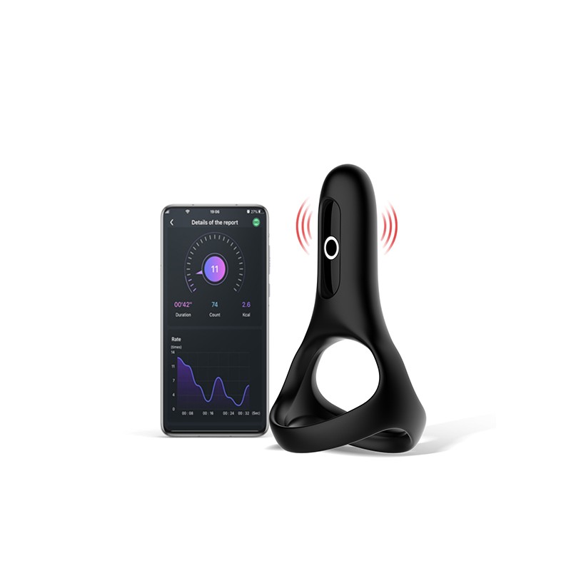MAGIC MOTION | RISE | SMART WEARABLE COCKRING - BLACK