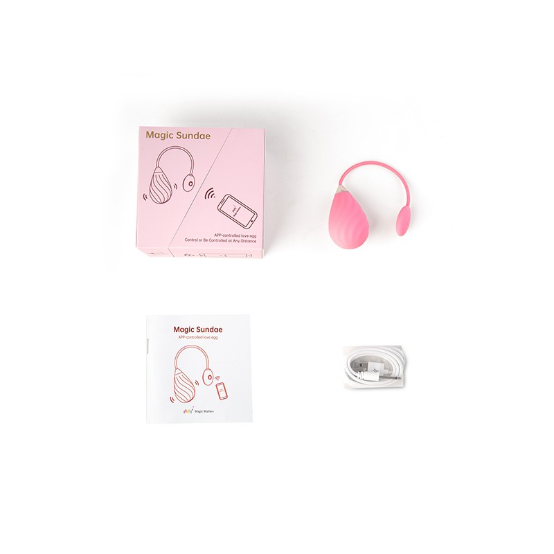 MAGIC MOTION | MAGIC SUNDAE | APP CONTROLLED LOVE EGG - PINK