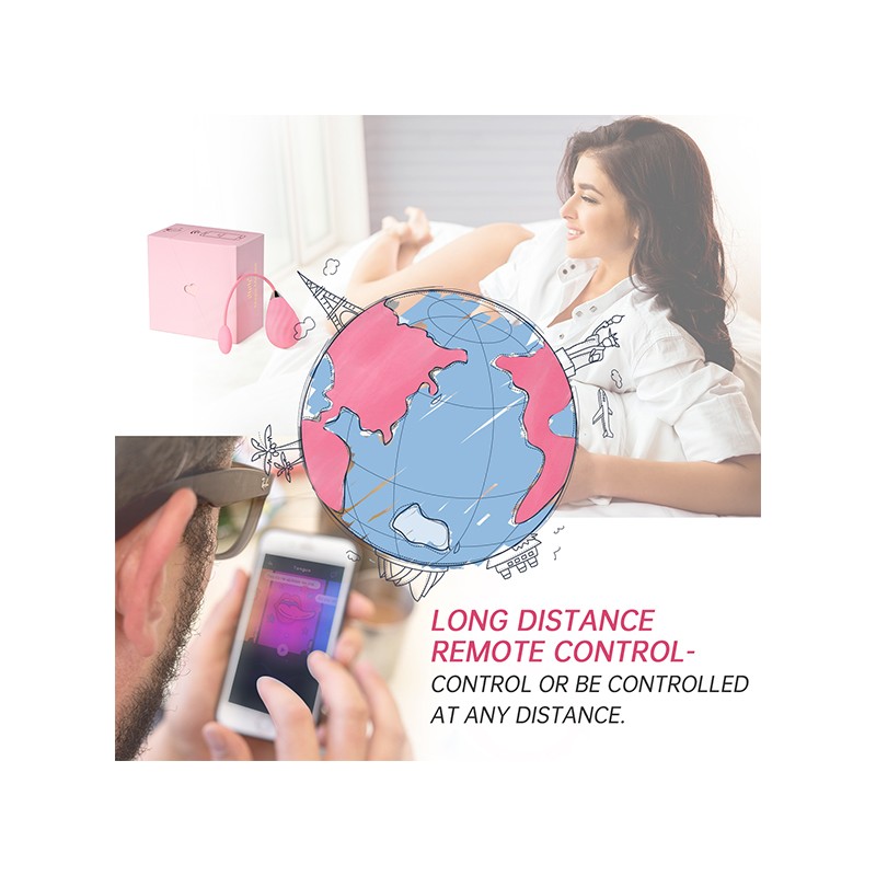 MAGIC MOTION | MAGIC SUNDAE | APP CONTROLLED LOVE EGG - PINK