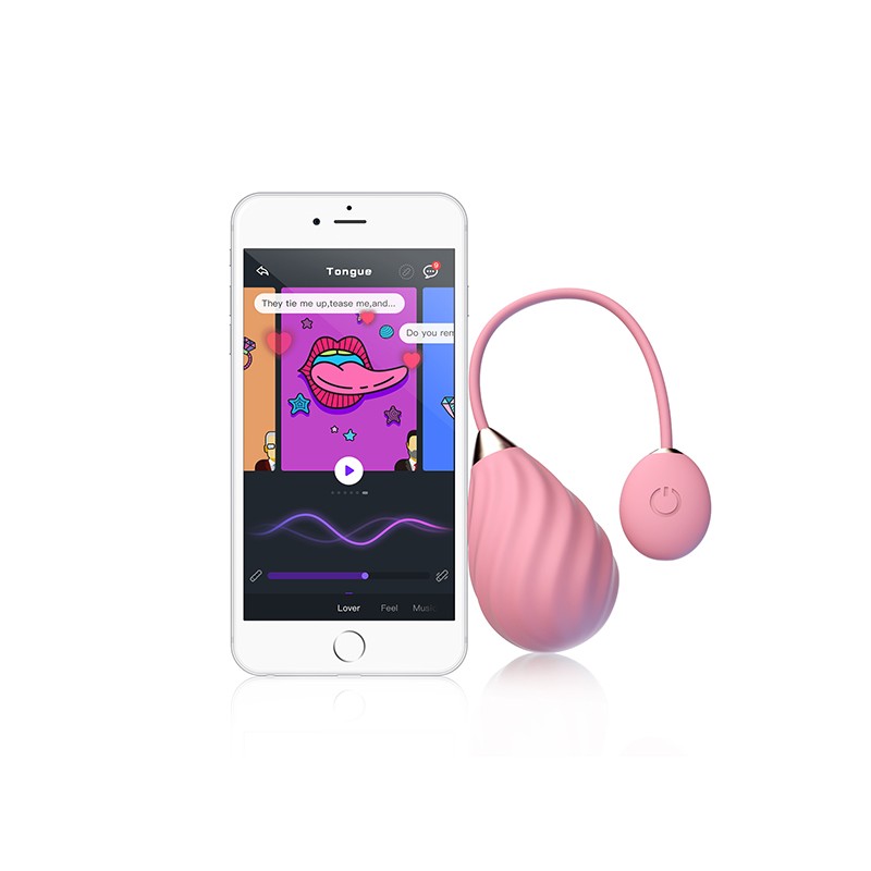 MAGIC MOTION | MAGIC SUNDAE | APP CONTROLLED LOVE EGG - PINK