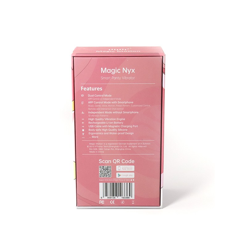 MAGIC MOTION | NYX | APP CONTROLLED SMART PANTY VIBRATOR