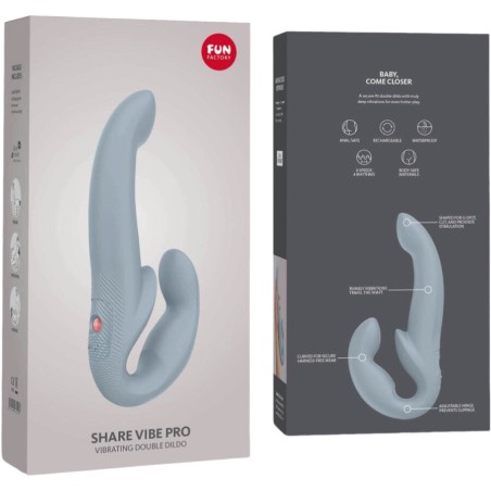 FUN FACTORY | SHARE VIBE PRO | DOUBLE VIBRATOR - GREY