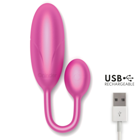 ONINDER | DENVER | App Controlled Vibrating Vaginal Egg - Pink