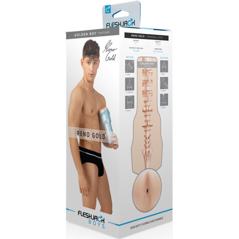 FLESHJACK - RENO GOLD GOLDEN BOY ANAL MASTURBATOR FLESHJACK - RENO GOLD GOLDEN BOY ANAL MASTURBATOR
