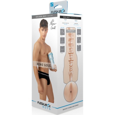 FLESHJACK - RENO GOLD GOLDEN BOY ANAL MASTURBATOR FLESHJACK - RENO GOLD GOLDEN BOY ANAL MASTURBATOR
