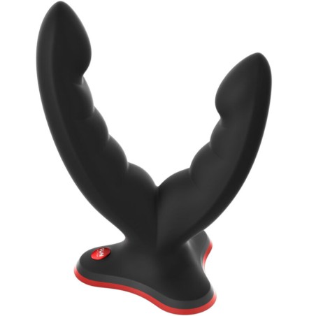 FUN FACTORY | RYDE | DOUBLE DILDO & MASSAGER - BLACK