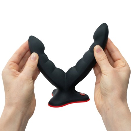 FUN FACTORY | RYDE | DOUBLE DILDO & MASSAGER - BLACK