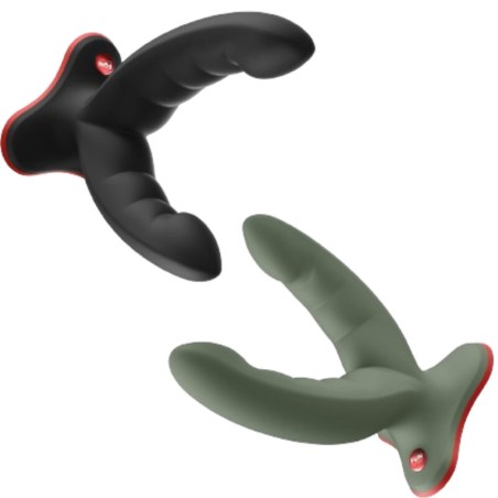 FUN FACTORY | RYDE | DOUBLE DILDO & MASSAGER - BLACK