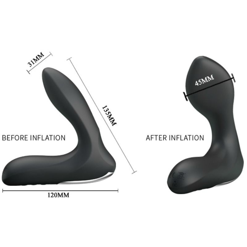 PRETTY LOVE | LEONARD | INFLATABLE PROSTATIC MASSAGER WITH VIBRATION