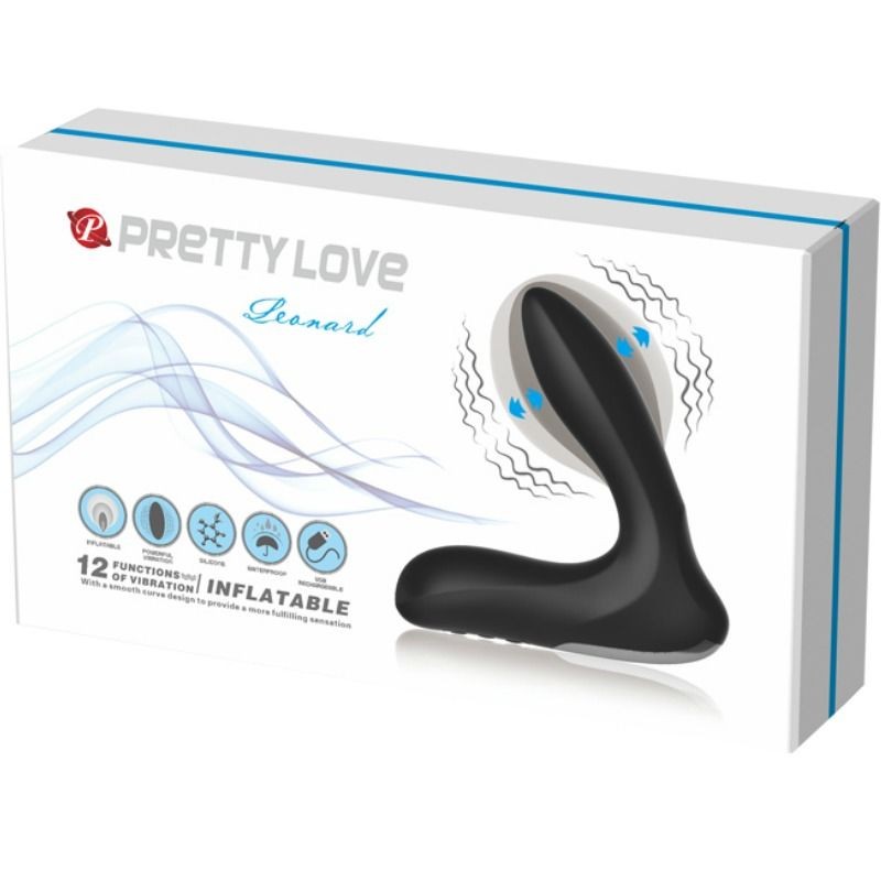 PRETTY LOVE | LEONARD | Φουσκωτός Δονούμενος Προστατικός Massager