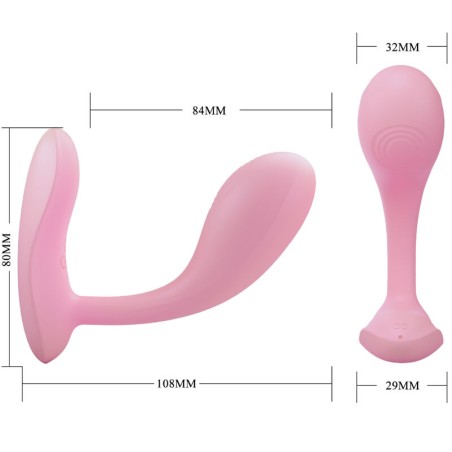 G-SPOT - APP CONTROLLED 12 VIBRATIONS RECHARGEABLE - PINK