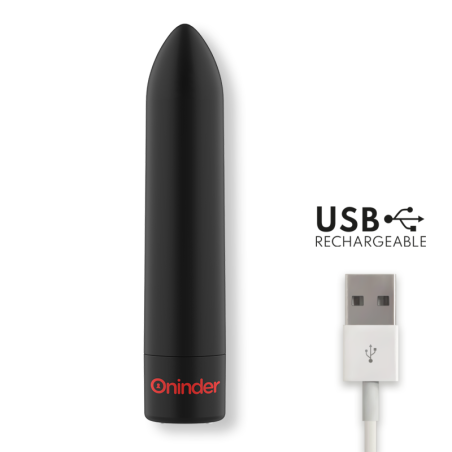 ONINDER - BERLIN BULLET VIBRATOR BLACK 9 MODES - FREE APP