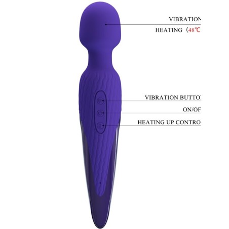 ANTONY YOUTH WAND VIBRATOR VIOLET HEAT EFFECT