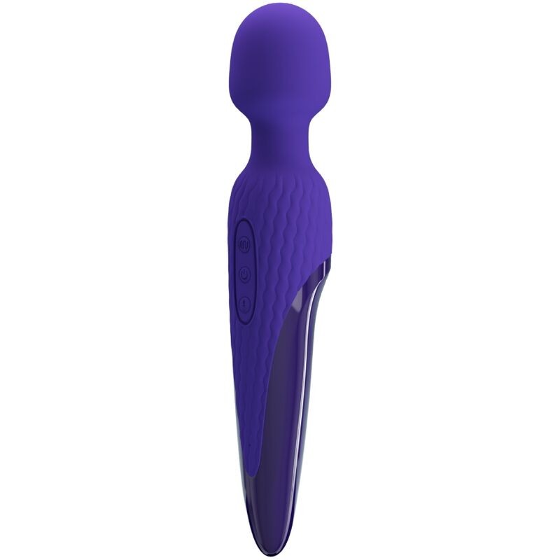 Επαναφορτιζόμενο Wand Massager Με Λειτουργία Θέρμανσης - Μοβ