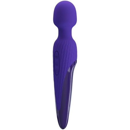 Επαναφορτιζόμενο Wand Massager Με Λειτουργία Θέρμανσης - Μοβ