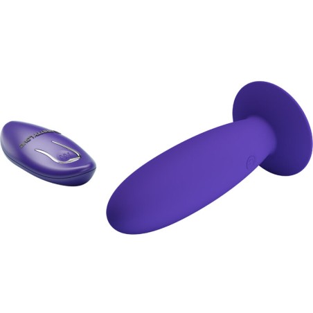 YOUTH ANAL PLUG VIBRATOR REMOTE CONTROL - VIOLET