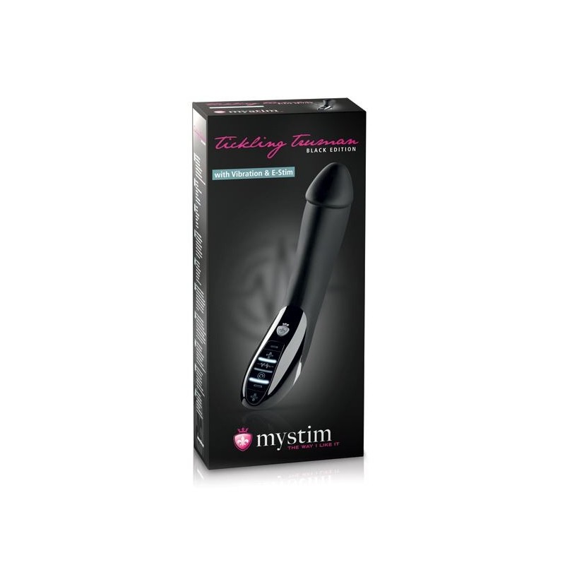 MYSTIM - TICKLING TRUMAN ESTIM VIBRATOR BLACK