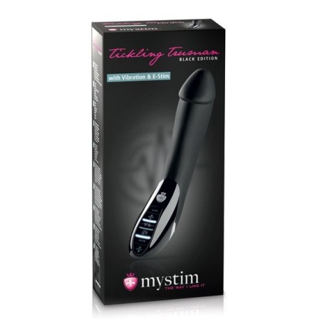 MYSTIM - TICKLING TRUMAN ESTIM VIBRATOR BLACK