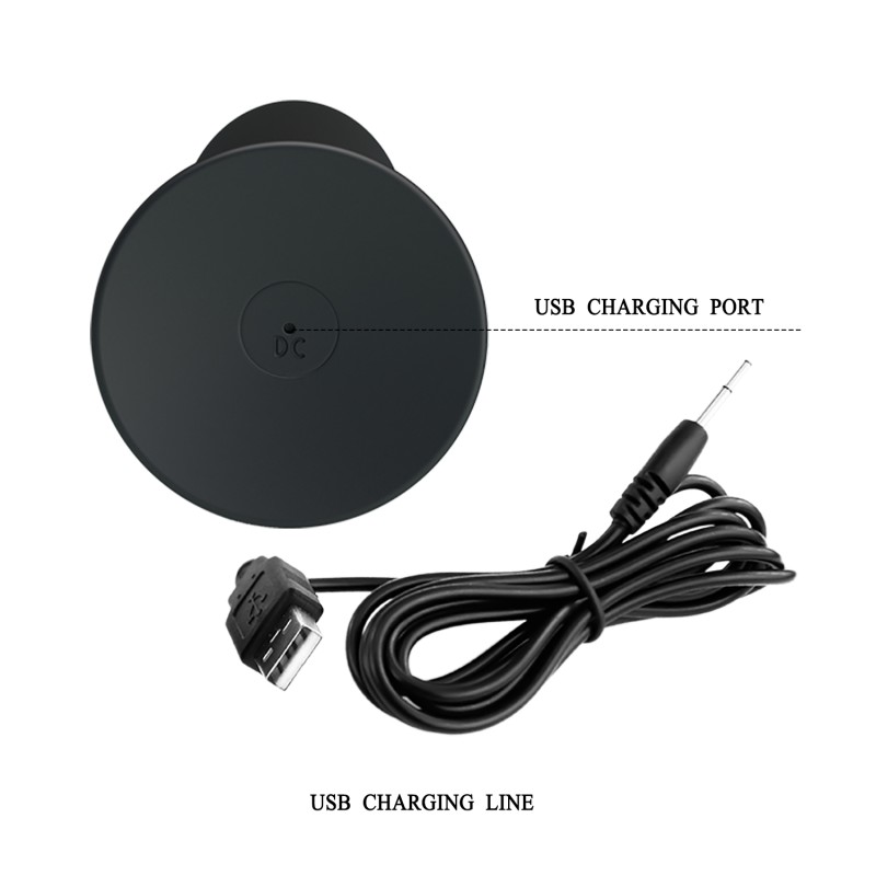 Rechargeable Vibrating Silicone Butt Plug