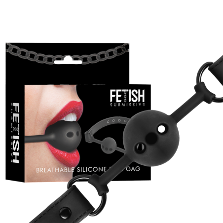 FETISH SUBMISSIVE | BONDAGE - BREATHABLE SILICONE BALL GAG