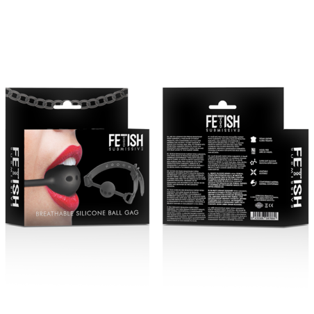 FETISH SUBMISSIVE | BONDAGE - BREATHABLE SILICONE BALL GAG