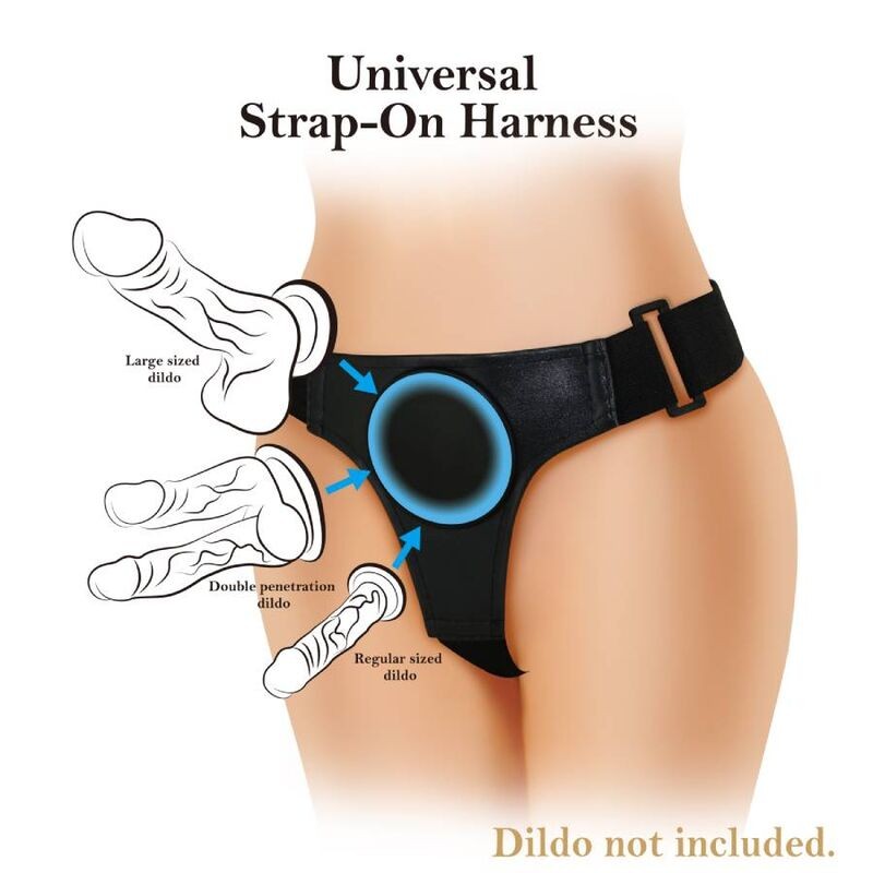 Μαύρη Universal Ζώνη Strapon
