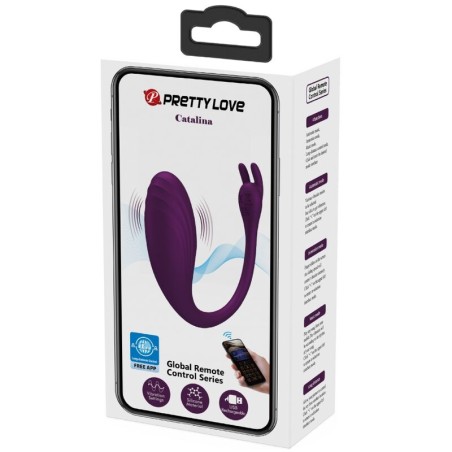 PRETTY LOVE|CATALINA| Vibrator App Remote Control | Purple