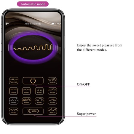 PRETTY LOVE|CATALINA| Vibrator App Remote Control | Purple