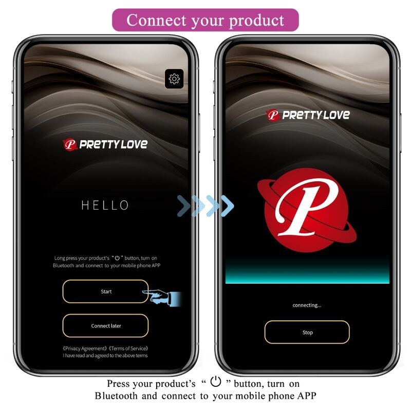 PRETTY LOVE|CATALINA| Vibrator App Remote Control | Purple