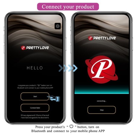 PRETTY LOVE|CATALINA| Vibrator App Remote Control | Purple