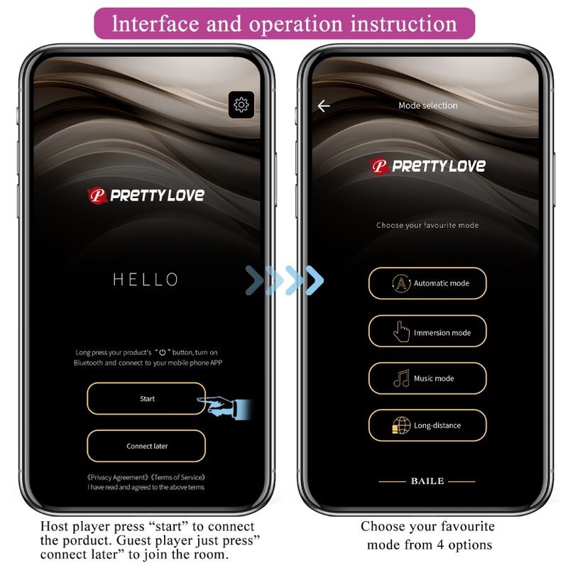 PRETTY LOVE | JEFFERSON | App Controled Anal Plug | Purple