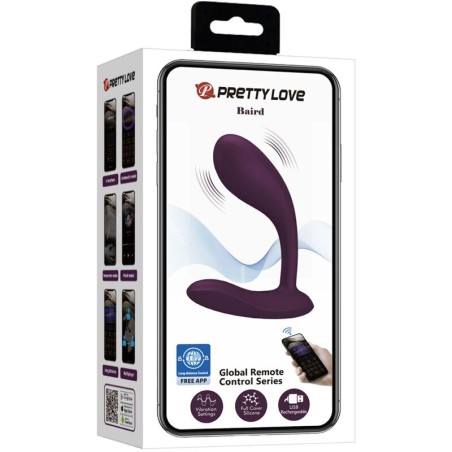 PRETTY LOVE | BAIRD | Rechargable + App Enabled G-Spot Vibrator | Lila