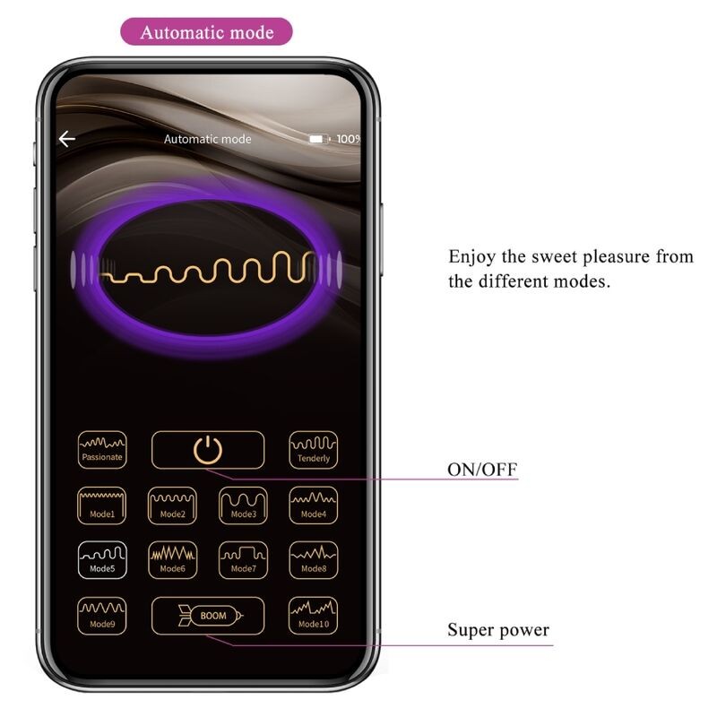 PRETTY LOVE | BAIRD | Rechargable + App Enabled G-Spot Vibrator | Lila