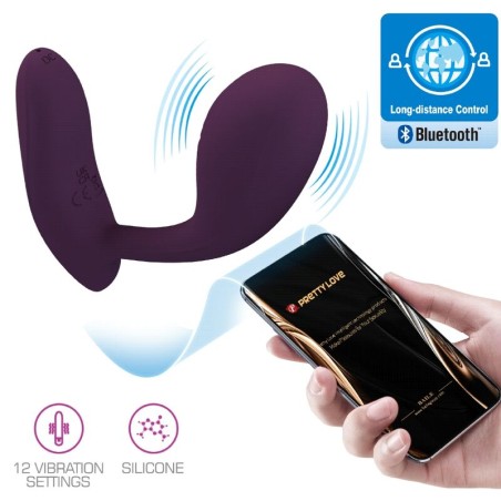 PRETTY LOVE | BAIRD | Rechargable + App Enabled G-Spot Vibrator | Lila