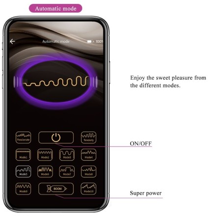 PRETTY LOVE | ELVIRA | Kegel Balls + App Remote Control | Μοβ