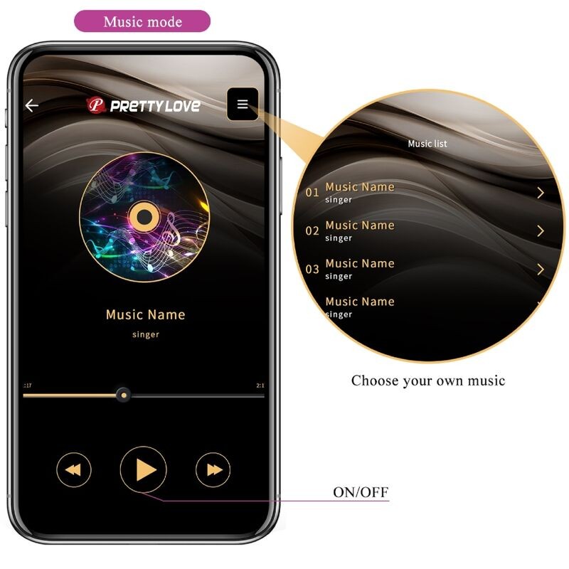 PRETTY LOVE | ELVIRA | Kegel Balls App Remote Control | Purple